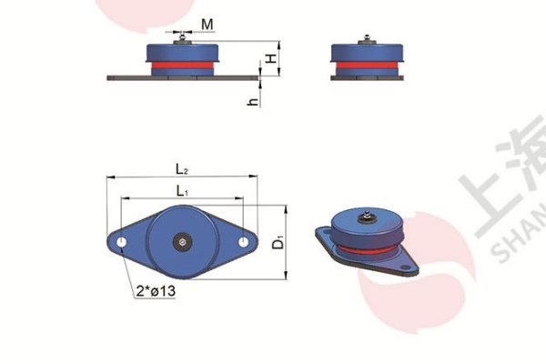 ZT-15型阻尼彈簧減振器(預應力彈簧減振器)